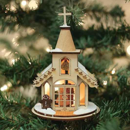 Wedding Chapel Ornament - Southlake Paws