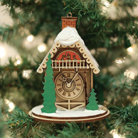 Alpine Time Clock Shoppe Ornament - Southlake Paws