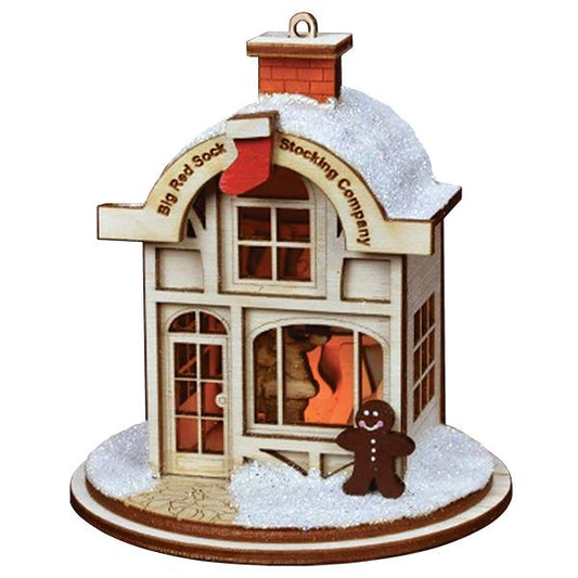 Big Red Sock Stocking Co. Ornament - Southlake Paws