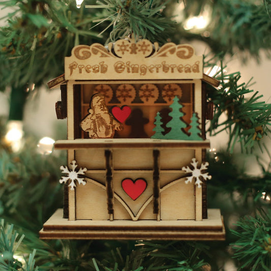 Ginger Market Ornament - Southlake Paws