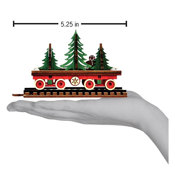 Santa's NP Express Flat Car - Southlake Paws