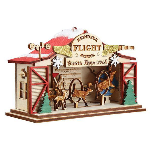 Reindeer Flight School Ornament - Southlake Paws