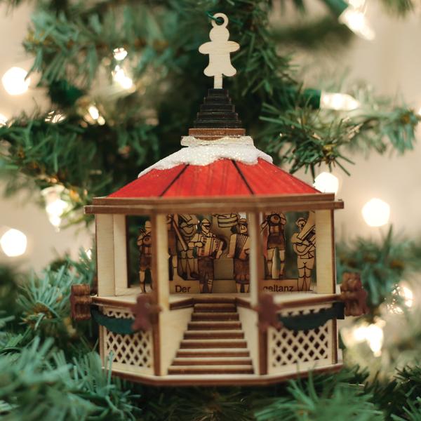 Oompah Gazebo Ornament - Southlake Paws