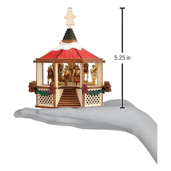 Oompah Gazebo Ornament - Southlake Paws