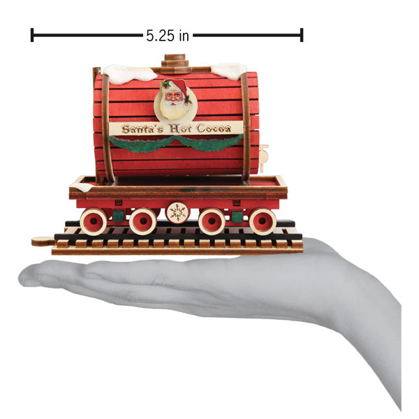 Santa's Hot Cocoa Tanker Ornament - Southlake Paws
