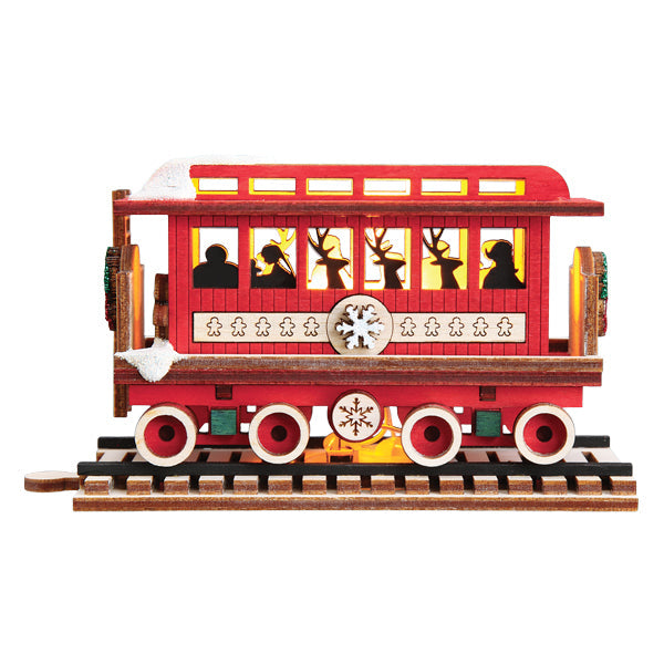 Passenger Car Elves Ornament - Southlake Paws