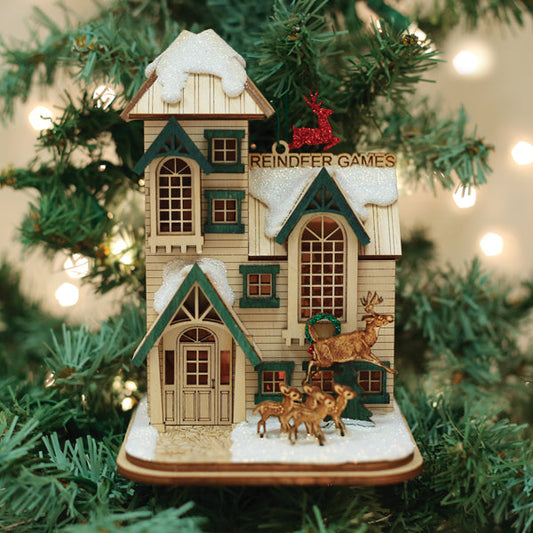 Reindeer Games Ornament - Southlake Paws