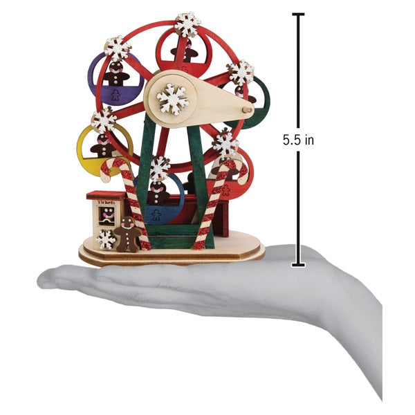 Ginger Man Ferris Wheel Ornament - Southlake Paws