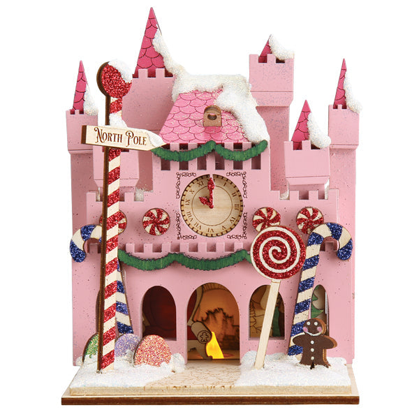 Santa's Magic Castle Ornament - Southlake Paws