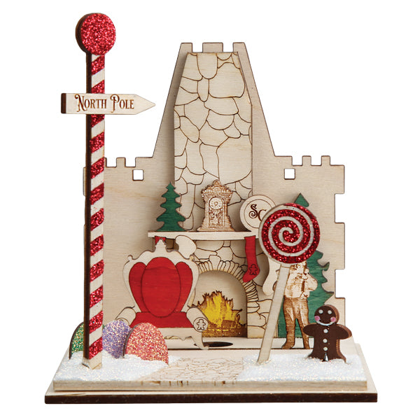 Santa's Magic Castle Ornament - Southlake Paws