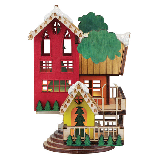 Christmas Tree House Ornament - Southlake Paws