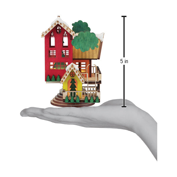 Christmas Tree House Ornament - Southlake Paws