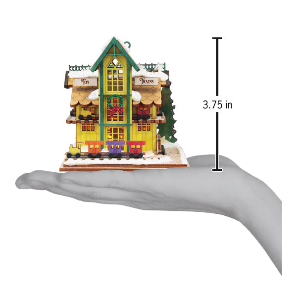 Toy Train Shop Ornament - Southlake Paws