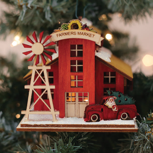 Farmer's Market Ornament - Southlake Paws