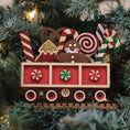 Load image into Gallery viewer, Candy Cane Train Car Ornament
