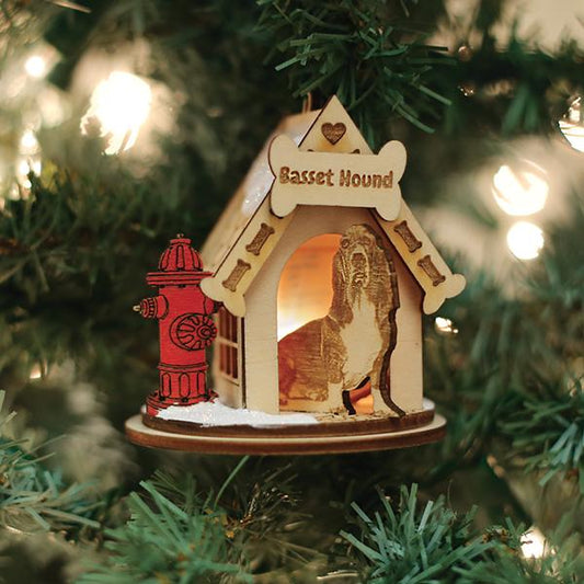 Basset Hound Ornament - Southlake Paws
