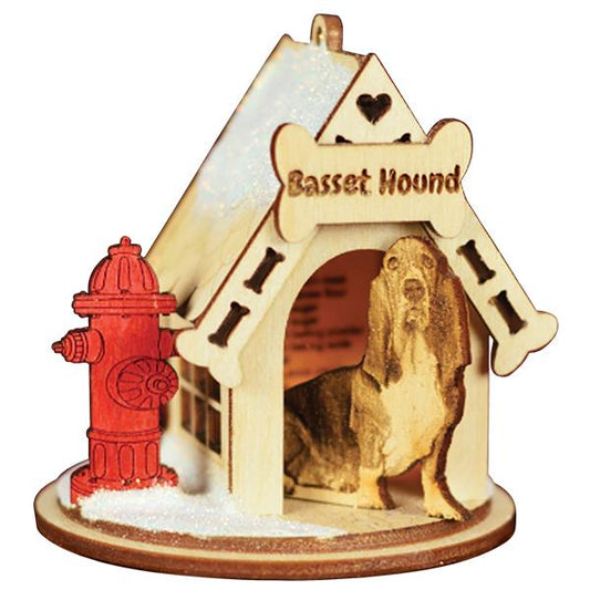 Basset Hound Ornament - Southlake Paws