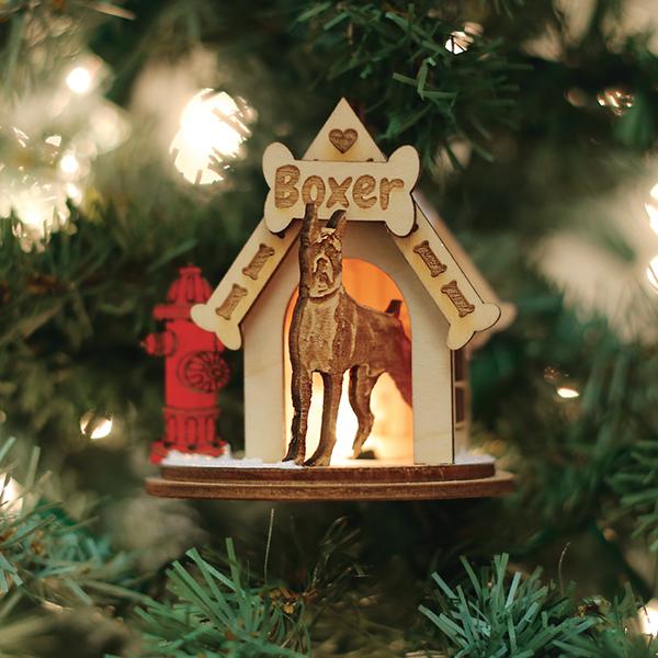 Boxer Ornament - Southlake Paws
