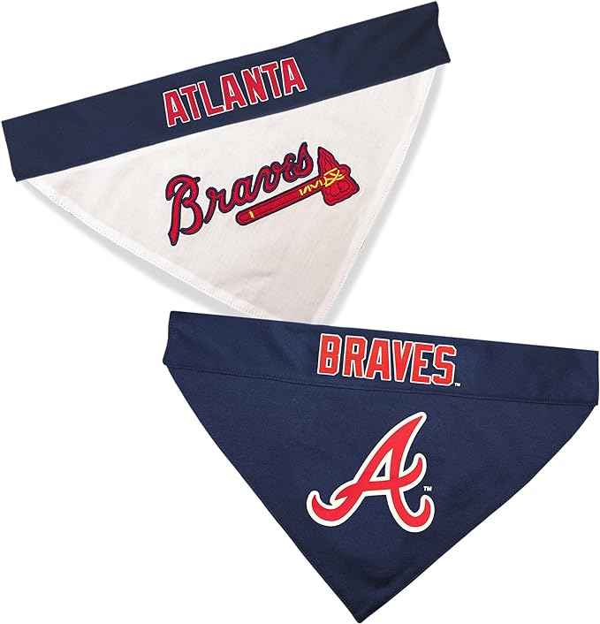 Atlanta Braves Reversible Dog Bandana