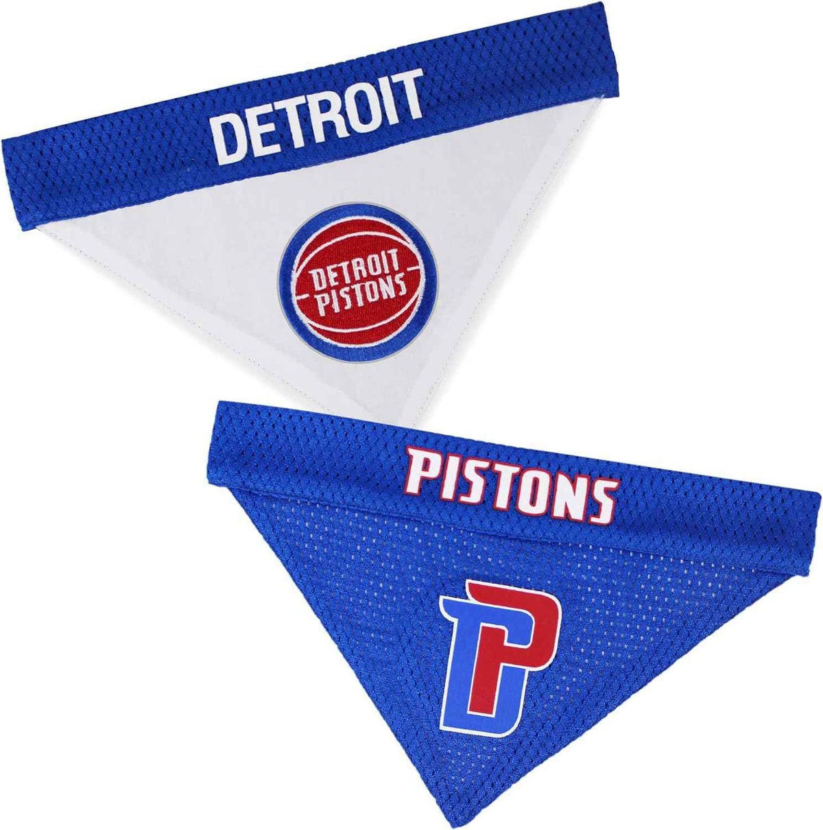 Detroit Pistons Reversible Dog Bandana
