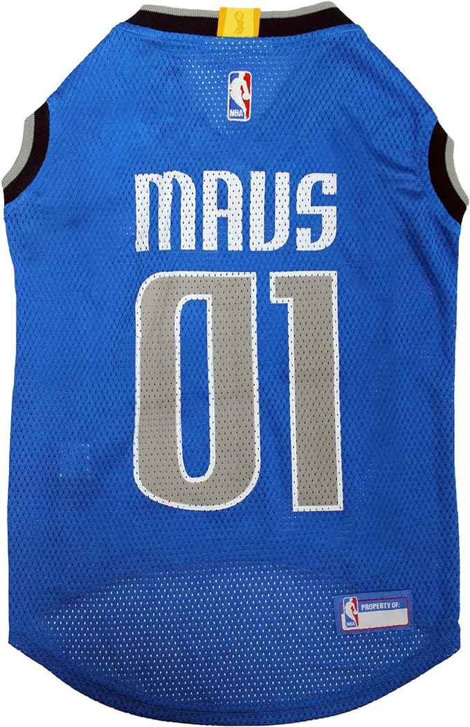 NBA Dallas Mavericks Basketball Mesh Dog Jersey