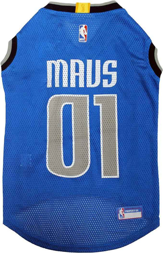 NBA Dallas Mavericks Basketball Mesh Dog Jersey