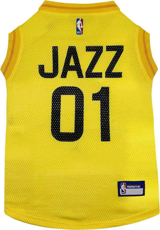 NBA Utah Jazz Basketball Mesh Dog Jersey