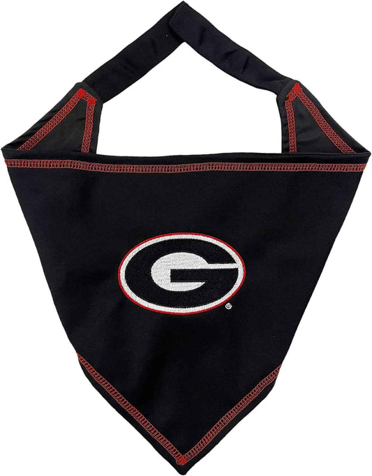 Georgia Tie-Around Dog Bandana