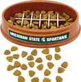 Load image into Gallery viewer, Michigan State Football Slow Feeder Bowl
