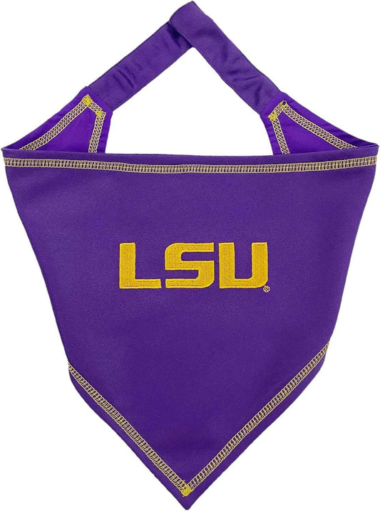 LSU Tie-Around Dog Bandana