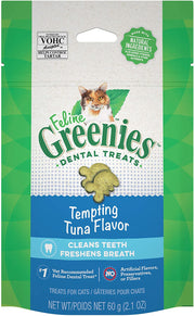 Greenies FELINE GREENIES Tempting Tuna Flavored Dental Treats 