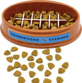 Load image into Gallery viewer, Tennessee Titans Football Slow Feeder Bowl
