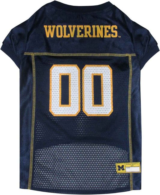 NCAA Michigan Mesh Dog Jersey