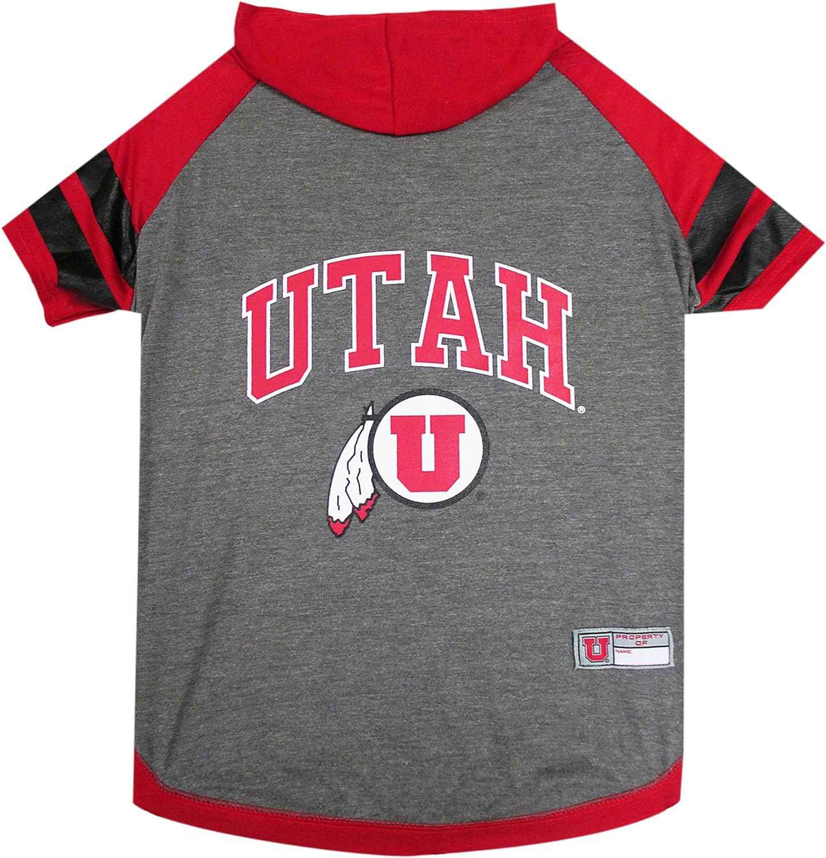 NCAA University of Utah Utes Hooded Dog T-Shirt