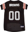 Load image into Gallery viewer, NFL Cleveland Browns Striped Mesh Dog Jersey
