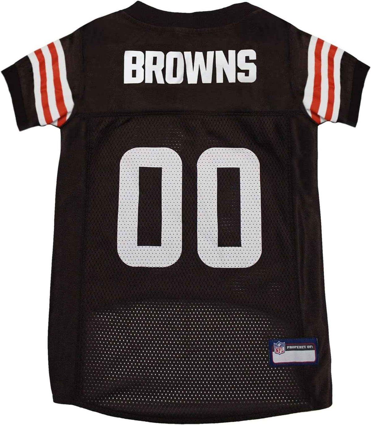 NFL Cleveland Browns Striped Mesh Dog Jersey