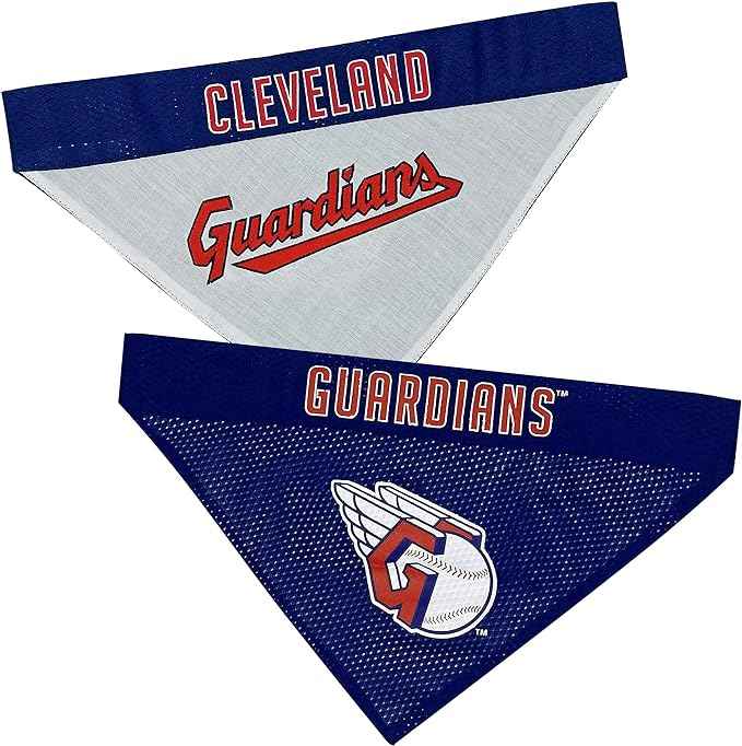 Cleveland Guardians Reversible Dog Bandana