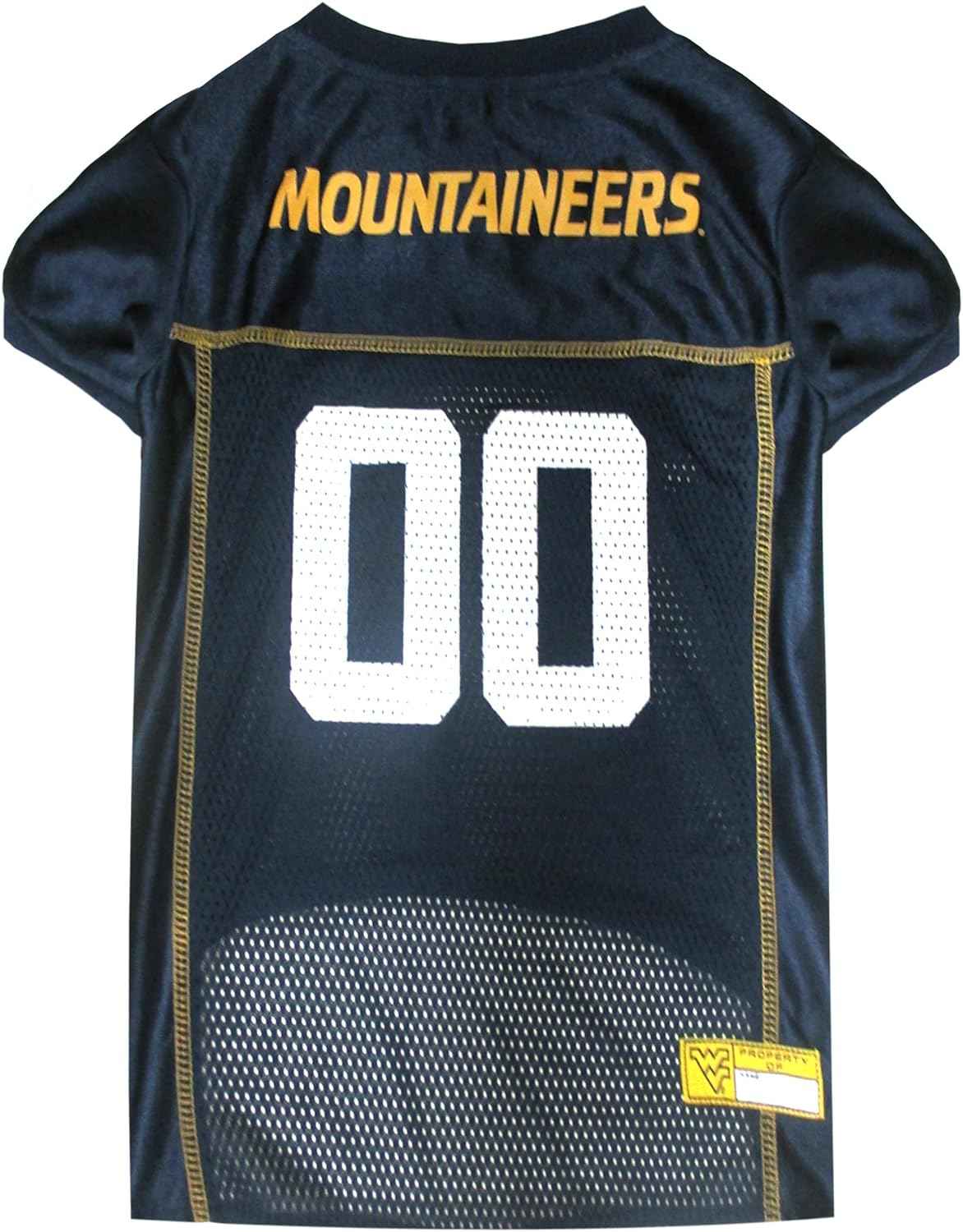 NCAA West Virginia Mesh Dog Jersey
