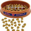Load image into Gallery viewer, Mississippi (Ole Miss) Football Slow Feeder Bowl
