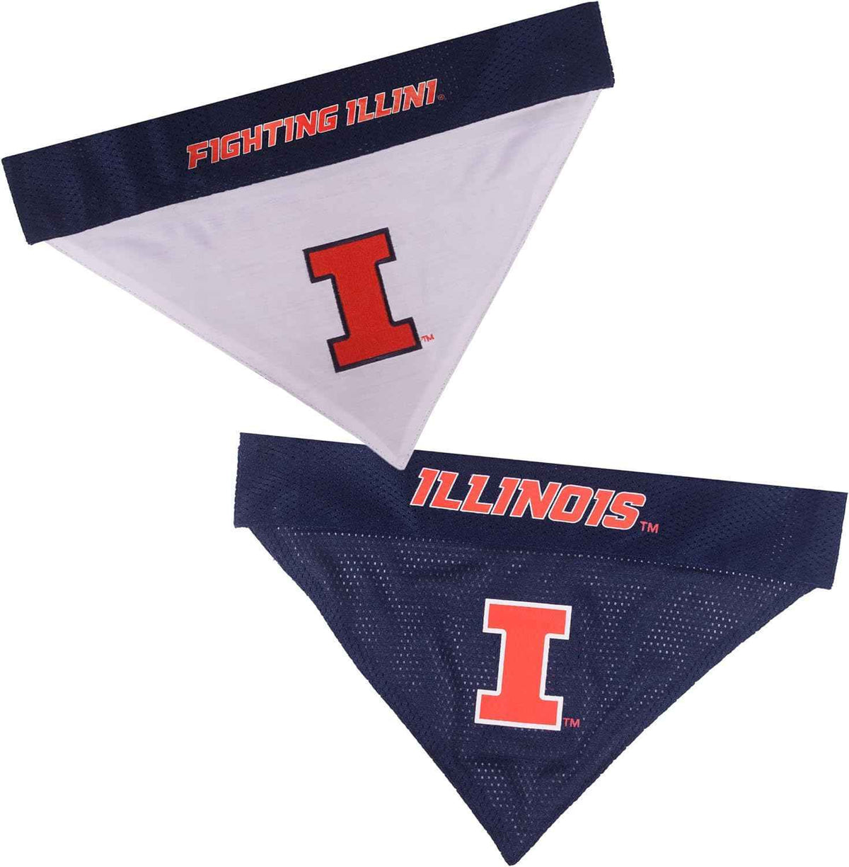 Illinois Reversible Dog Bandana