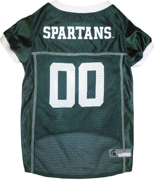 NCAA Michigan State Mesh Dog Jersey