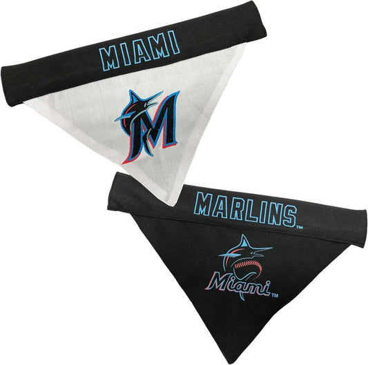 Miami Marlins Reversible Dog Bandana