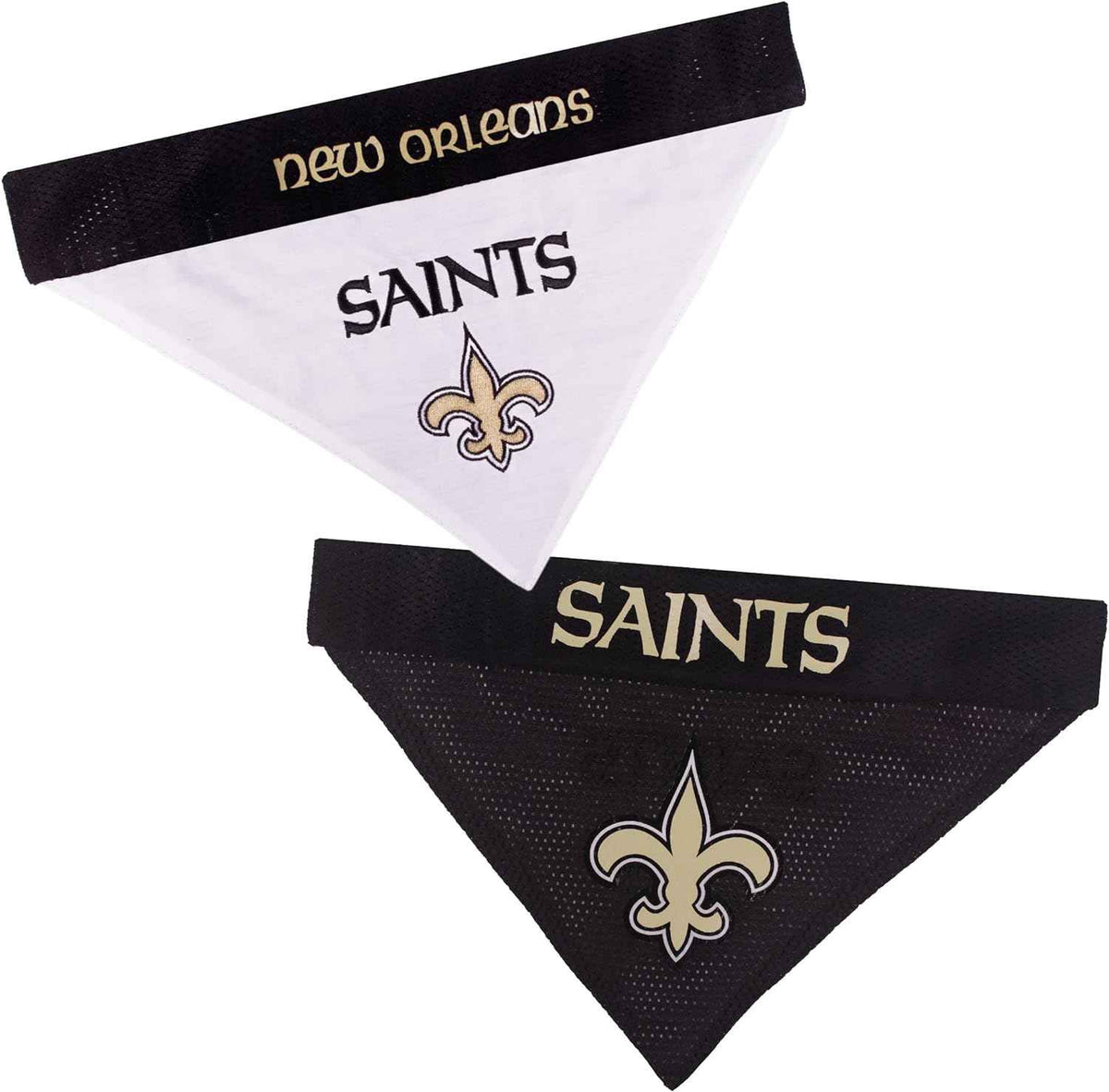 New Orleans Saints Reversible Dog Bandana