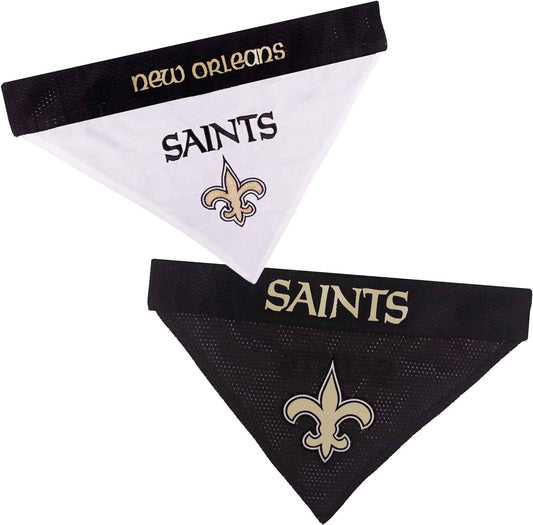 New Orleans Saints Reversible Dog Bandana