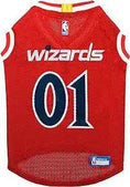 Load image into Gallery viewer, NBA Washington Wizards Basketball Mesh Dog Jersey
