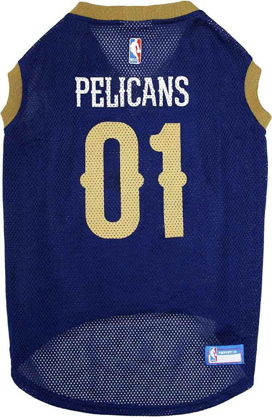 NBA New Orleans Pelicans Basketball Mesh Dog Jersey