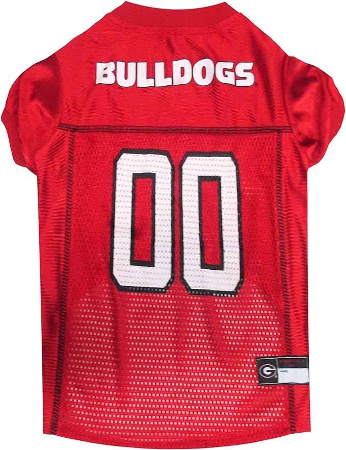NCAA Georgia Mesh Dog Jersey