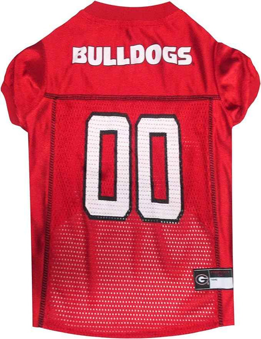 NCAA Georgia Mesh Dog Jersey