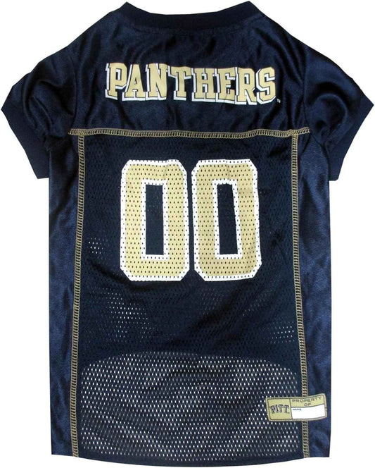 NCAA University of Pittsburgh Mesh Dog Jersey