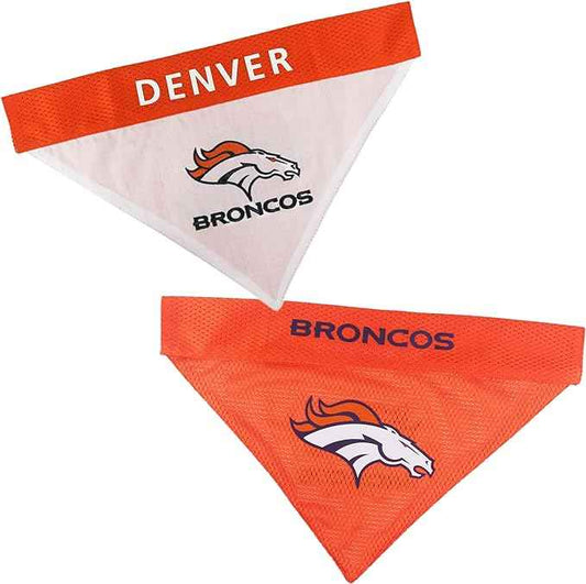 Denver Broncos Reversible Dog Bandana